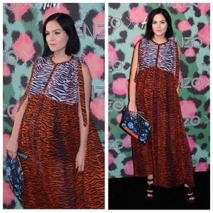 Kenzo x H&M animal print trendy dress